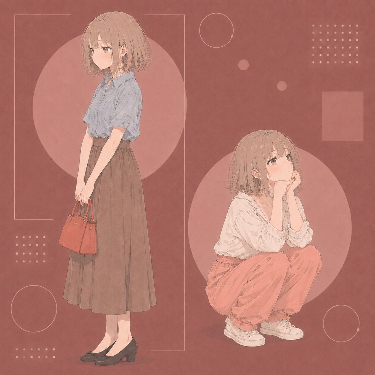 神ノ田 桜雪音 立ち絵2
