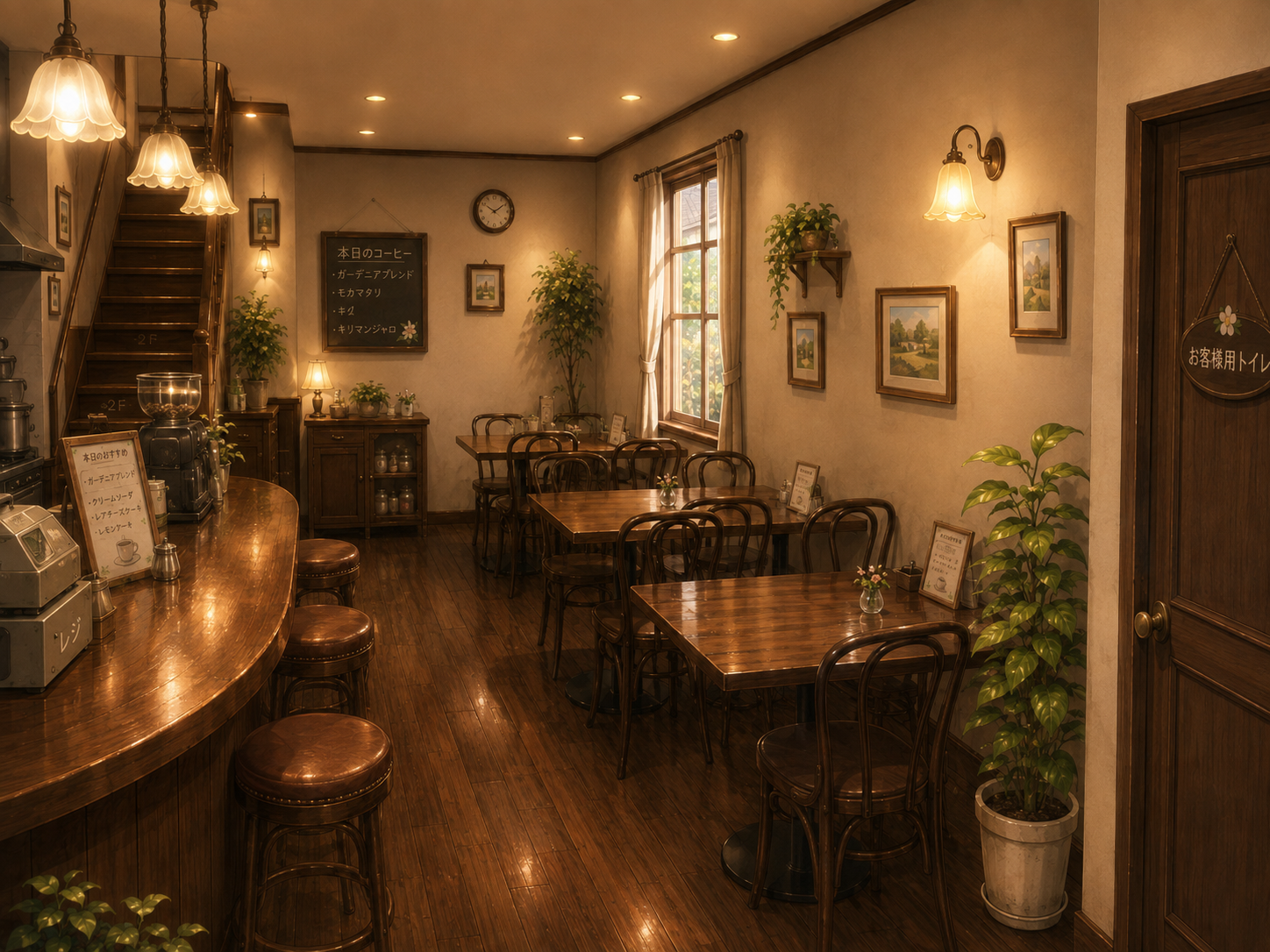 喫茶ガーデニア 店内