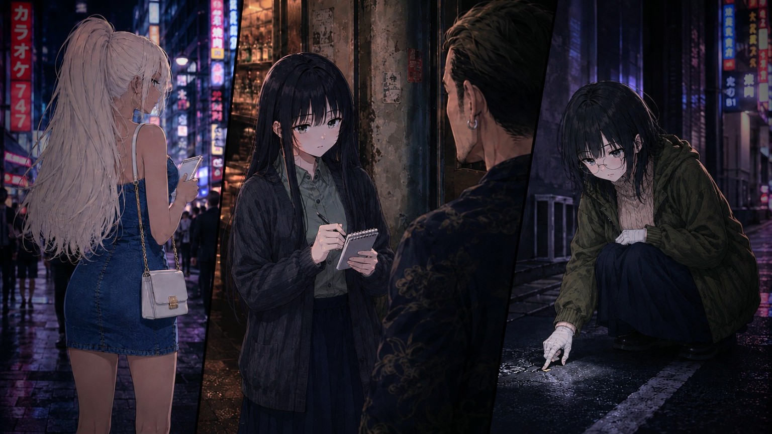 夜の調査